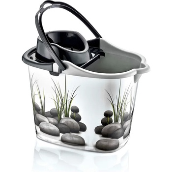 Image 1 of Кофа за измиване с цедка и колелца- камъни (borsai02054)