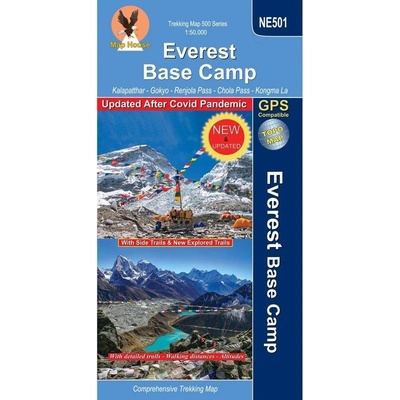 Everest Base Camp 1:50 000 - turistická mapa