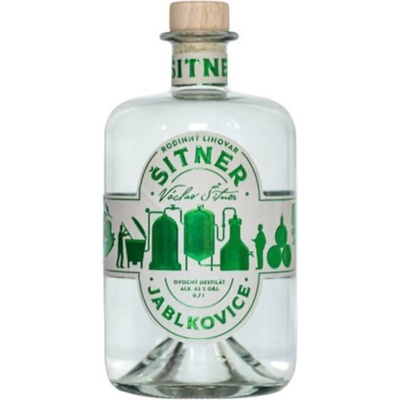 Šitner jablkovice 45% 0,7 l (holá láhev)