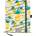 KARACTERMANIA - OMP! Бележник с ластик 14x21 см Ananas