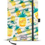 KARACTERMANIA - OMP! Бележник с ластик 14x21 см Ananas