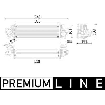 Chladič turba MAHLE CI 610 000P CI 610 000P