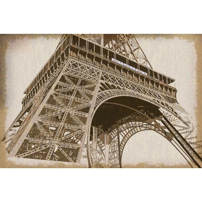 Dimex MS-5-2185 Vliesová fototapeta Pařížský vintage plakát rozměry 375 x 250 cm