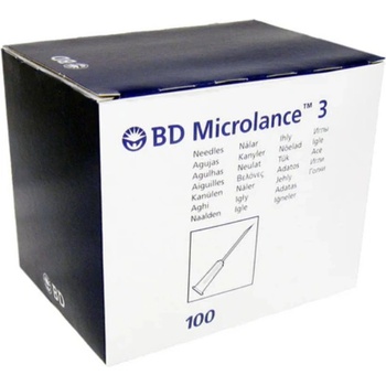 BD MICROLANCE™ Injekčné ihly modrá Rozmer ihly 23 G 0,6 x 25 mm 100 ks