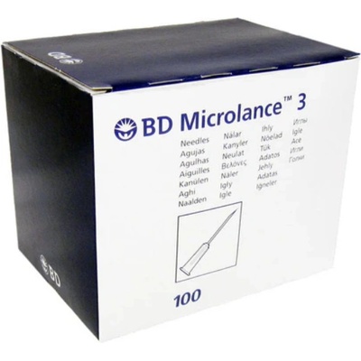 BD MICROLANCE™ Injekčné ihly oranžová Rozmer ihly 25 G 0,5 x 25 mm 100 ks