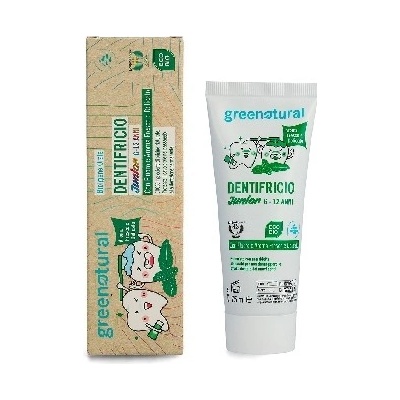 Greenatural pre deti 6-12 rokov s fluoridom jemná mäta BIO 75 ml