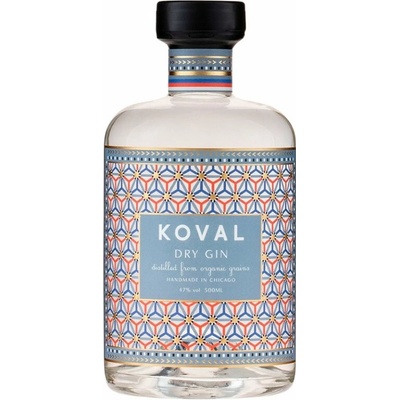 Gin Koval Dry 48% 0,5 l (čistá fľaša)