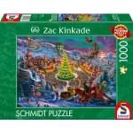 Schmidt Spiele Пъзел Schmidt от 1000 части - Селцето на Дядо Коледа (58609)