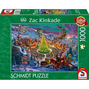 Schmidt Spiele Пъзел Schmidt от 1000 части - Селцето на Дядо Коледа (58609)