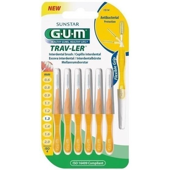 Sunstar Интердентални четки Trav-Ler, 1.3 mm, 6 броя