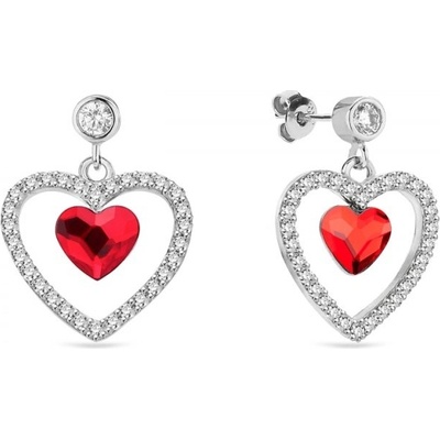 Spark červené se Swarovski Elements Amour KCC28086LSI Light Siam