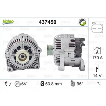 VALEO Alternátor 437450