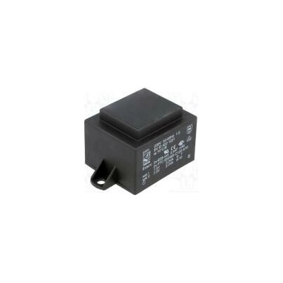 Transformátor zalévaný 6VA 230VAC 7,5V 7,5V 400mA 400mA PCB