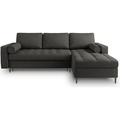 Milo Casa Тъмно сив ъглов разтегателен диван , десен ъгъл Santo - Milo Casa (MIL_RCF_52_A3_SANTO8)