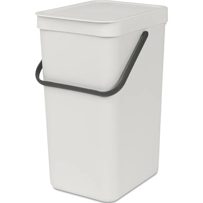 Brabantia Кош за смет за разделно събиране Brabantia Sort&Go 16L, Light Grey (1005516)