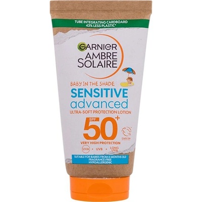 Garnier Ambre Solaire Kids Sensitive Advanced Baby In The Shade слънцезащитно мляко spf 50 за деца 50 мл