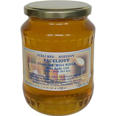Med faceliový 950g přímo od včelaře
