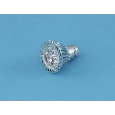 Omnilux 230V GU-10 3x1W LED červená chladič