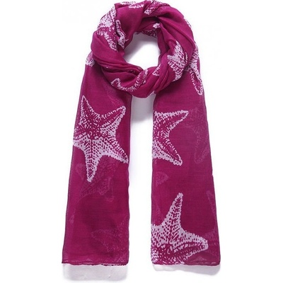 Luxusná šatka Star Red