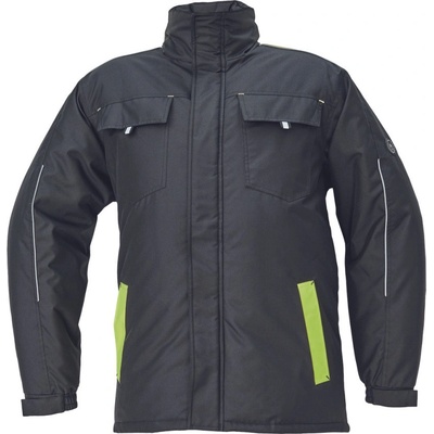Cerva MAX VIVO parka čierna/žltá