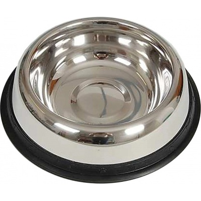 Karlie nerezová miska s gumovým okrajem 18 cm 900 ml