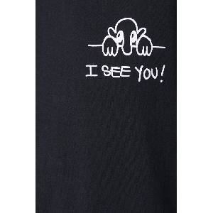 Neil Barrett Памучна тениска Slim "I See You (MY70261A.Y529.524N)