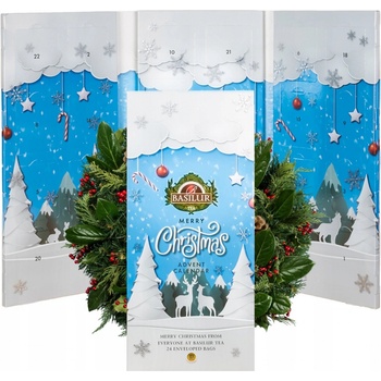 Basilur CHRISTMAS ADVENT CALENDAR ViiI adventní kalendář na čaj 24 příchutí