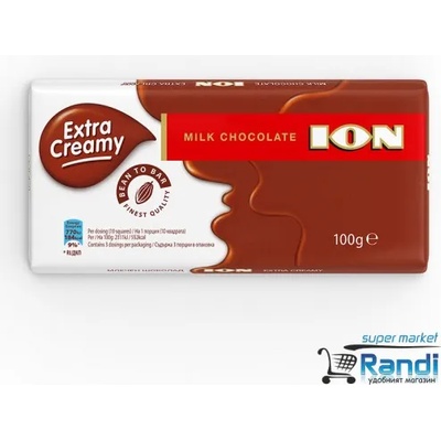 ION Шоколад ion млечен 100гр