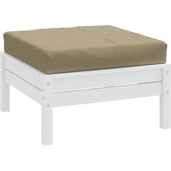 Image 1 of vidaXL Палетна възглавница, меланж таупе, 60x60x9, 5 см, плат (4002671)