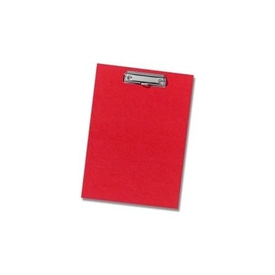 Herlitz A4 deska s klipem karton červená