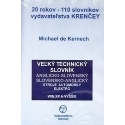 CD-veľký technický slovník A-S S-A - Michael de Kernech
