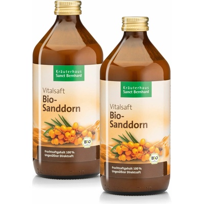 Sanct Bernard BIO 100% Rakytníková šťava Vital 2 x 0,5 l