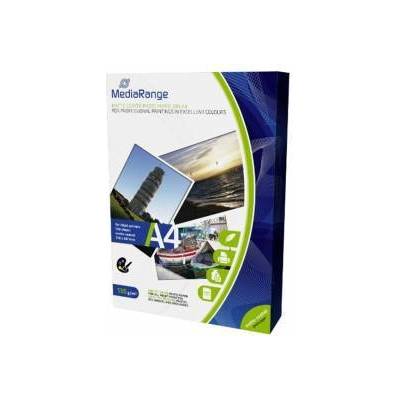MediaRange Фото хартия MediaRange MRINK101, DIN A4, 210 x 297mm, за мастилено-струйни принтери, матово покритие, 130g, 100 страници