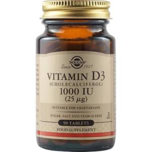 Solgar Vitamin D3 1000 IU, 90 tablets