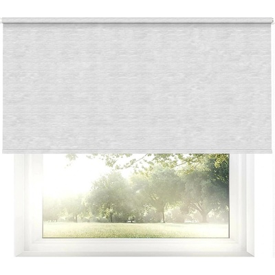Garnyze-levneCZ Roleta na zeď Prestige NT6 šedo-bílá 140 x 170 cm
