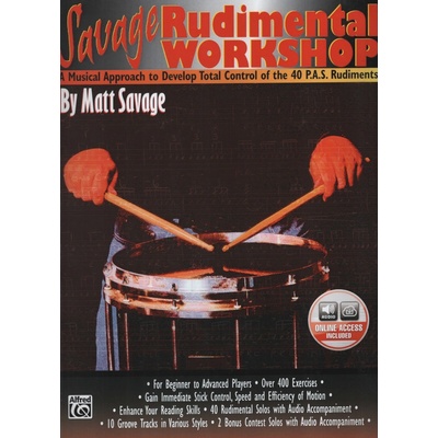 Savage Rudimental Workshop + 2x CD