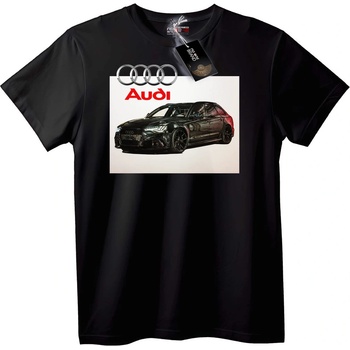 NOONEBRAND Тениска с дизайн на Audi - 7XL, Black