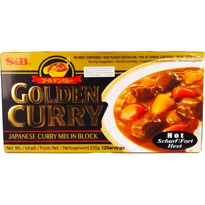 S&B curry mix Hot 220 g