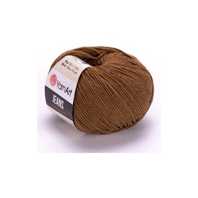YarnArt Jeans 40 - hnědá