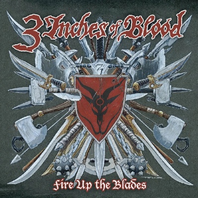 3 Inches Of Blood - Fire Up The Blades (Limited Edition) (Crimson Fire Coloured) 2 LP