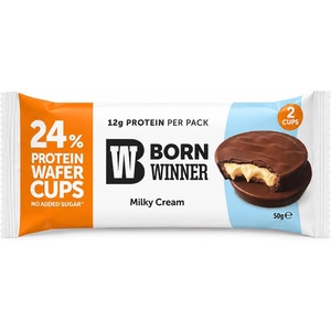 Born Winner Протеинови кошнички млечен крем 50г