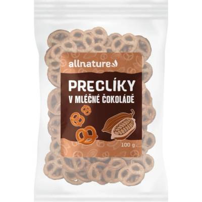 Allnature Praclíky v mliečnej čokoláde 100 g
