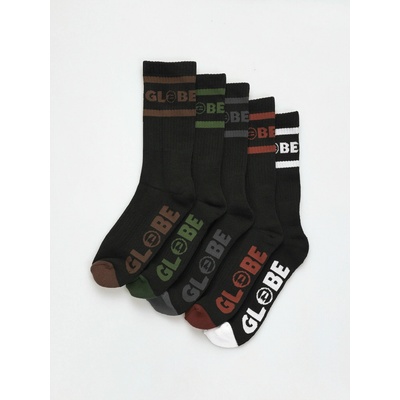 Globe Tilt Hi Crew 5 Pack black/assorted