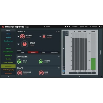 Image 1 of MeldaProduction MWaveShaperMB