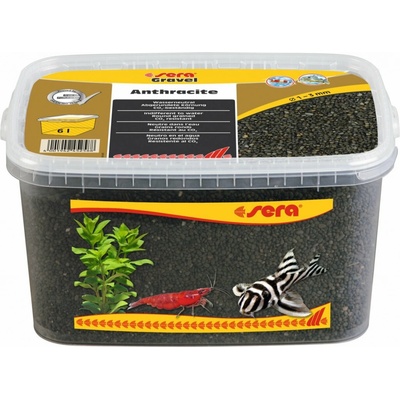 Sera Gravel Anthracite 1-3 mm, 6 l