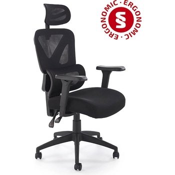 Halmar Ергономичен офис стол astral черен