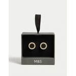 Marks & Spencer Кръгли ръкавели с копчета Marks & Spencer в сребристо Marks & Spencer | Srebaren | МЪЖЕ | ЕДИН РАЗМЕР