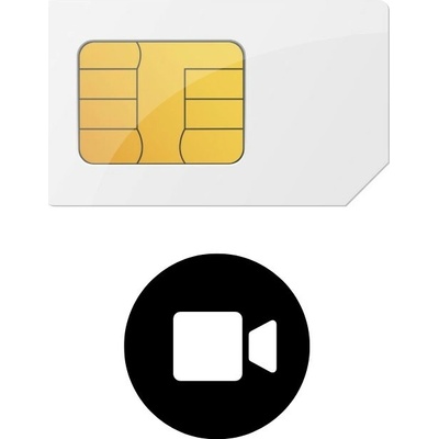 Anonymní SIM karta pro kameru - 50 GB na rok