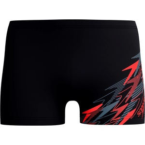 Speedo Мъжки бански слипове Speedo Medley Logo Aquashort Swim brief - Anthracite / High Risk Red - размер 3 (DE) (050-1140-2212)