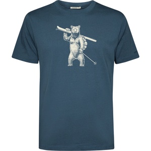 GreenBomb Мъжка тениска GreenBomb Ski Bear Fusion T-shirt - Blue Pine - размер XXL (217-0593-0115)